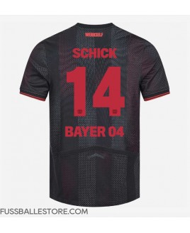 Günstige Bayer Leverkusen Patrik Schick #14 Heimtrikot 2025-26 Kurzarm